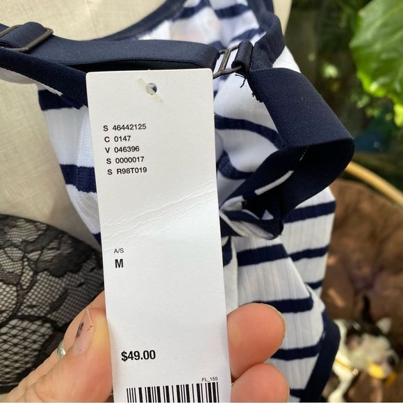 NWT Tommy Hilfiger UO Exclusive Striped Seamless Bodysuit M - Picture 9 of 11